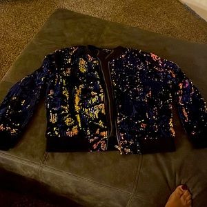 Sequined Bomber Jacket!